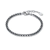 Armband Brand Herr Tennis Uomo in Stahl Zircone 14BR044N-M - 14BR044N-M